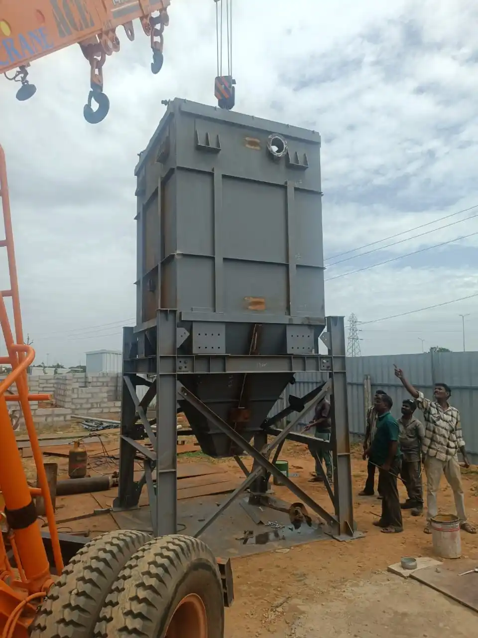 Fabricated Hopper Base for Dust Collector System