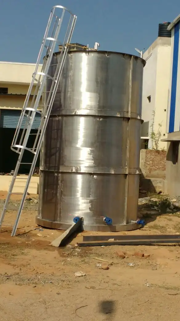 Stainless Steel Industrial Storage Tank Fabrication