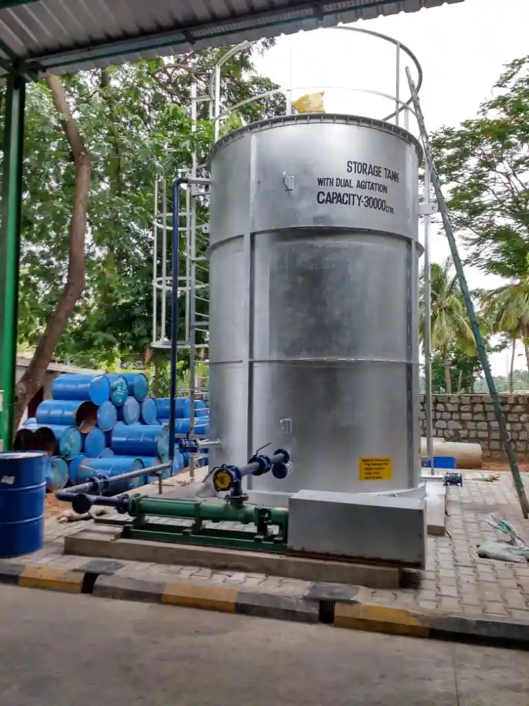 Vertical Stainless Steel Storage Tank