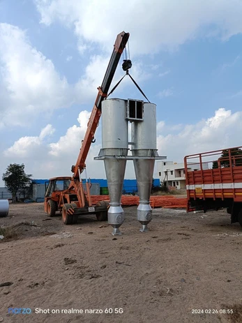 Twin Cyclone Dust Collector Installation